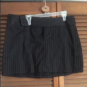 Dickies pinstripe mini skirt
